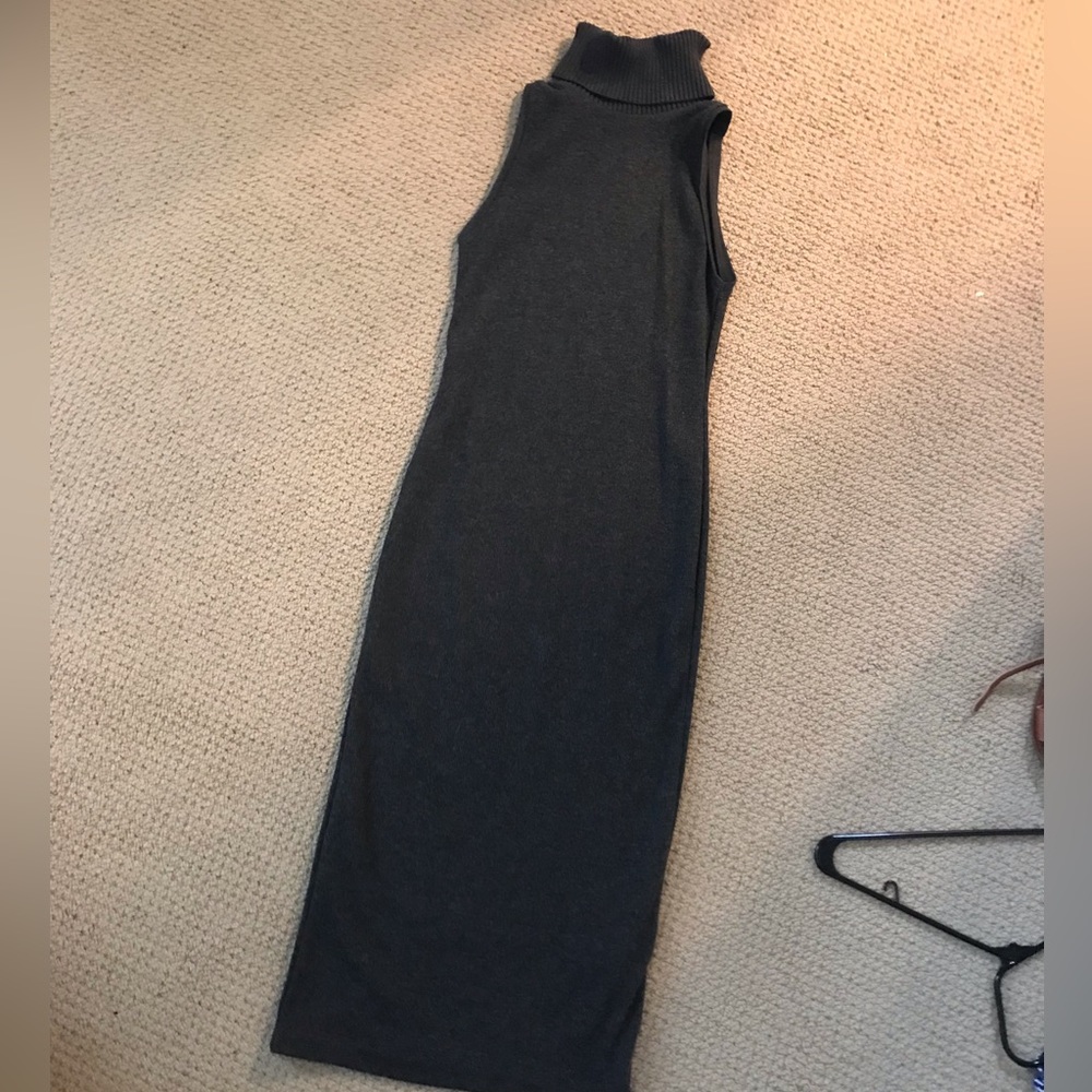 NWT Zara high neck maxi sweater dress